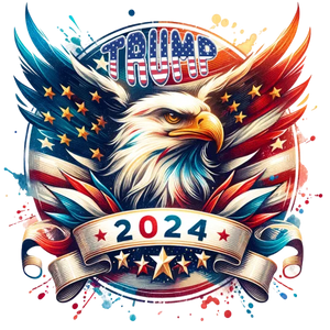 Beautiful Bald Eagle - Trump 2024
