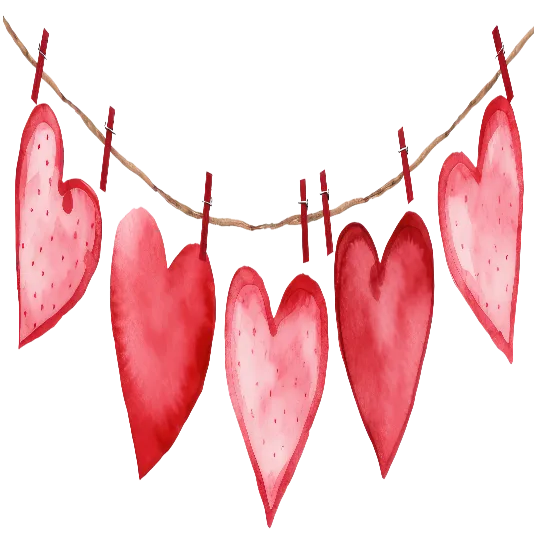 Hanging Hearts