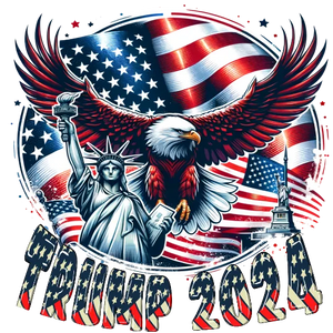 Soaring Eagle And Liberty - Trump 2024