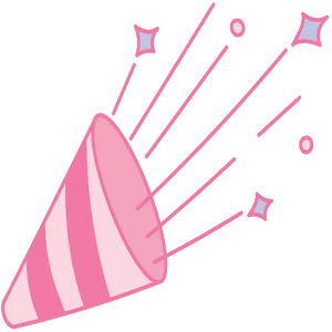 Party Popper - Pastel New Years