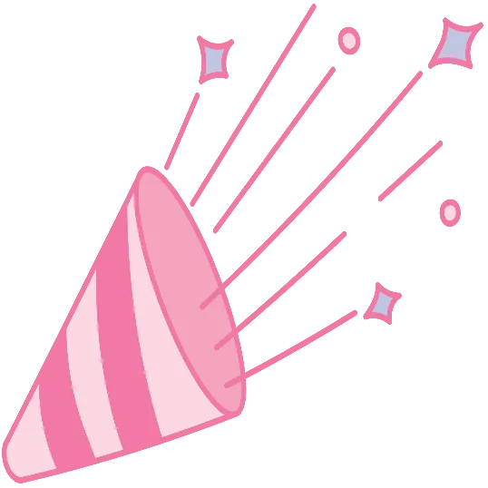 Party Popper - Pastel New Years