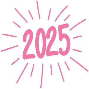 Sparkling 2025 - Pastel New Years