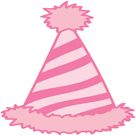 Pink Party Hat - Pastel New Years