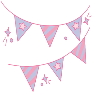 Buntings - Pastel New Years
