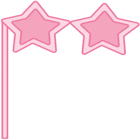 Pink Star Duo - Pastel New Years