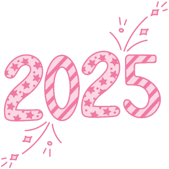Festive 2025 Celebration - Pastel New Years