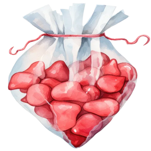 Plastic Bag Of Hearts