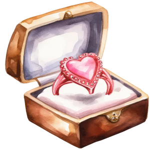 Heart Ring In Box