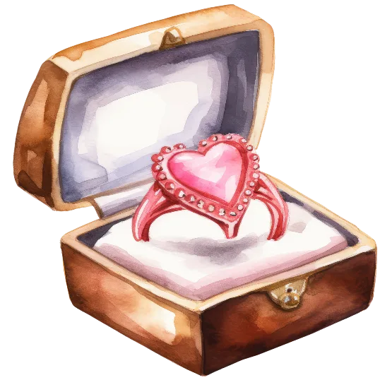 Heart Ring In Box