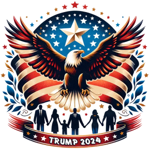 Star Sprangled And Soaring Eagle Trump 2024
