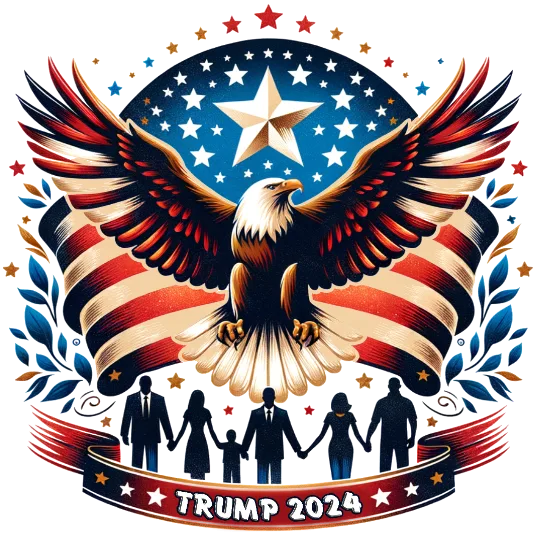 Star Sprangled And Soaring Eagle Trump 2024