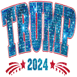 Trump 2024 - Glittery Blue
