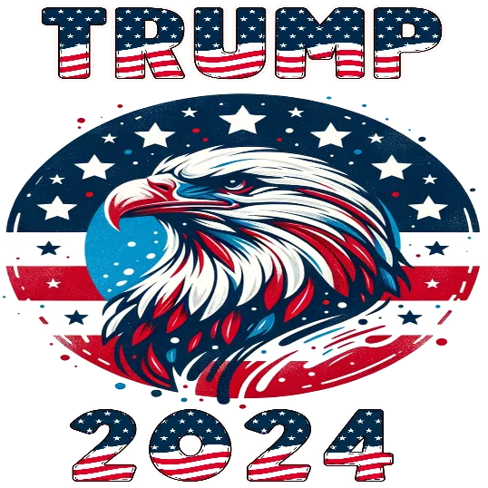 Patriotic Eagle Trump 2024
