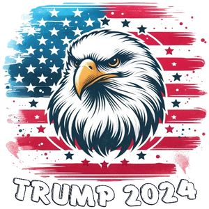 Bald Eagle Trump 2024 Painted