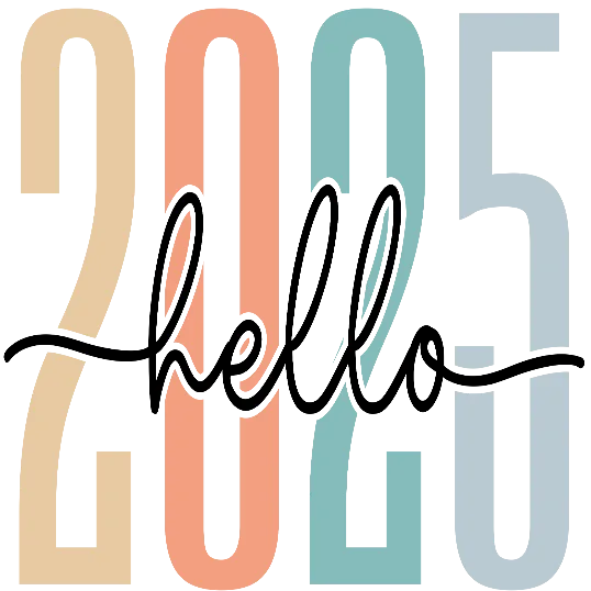 Hello 2024 - Light Pastel Colors