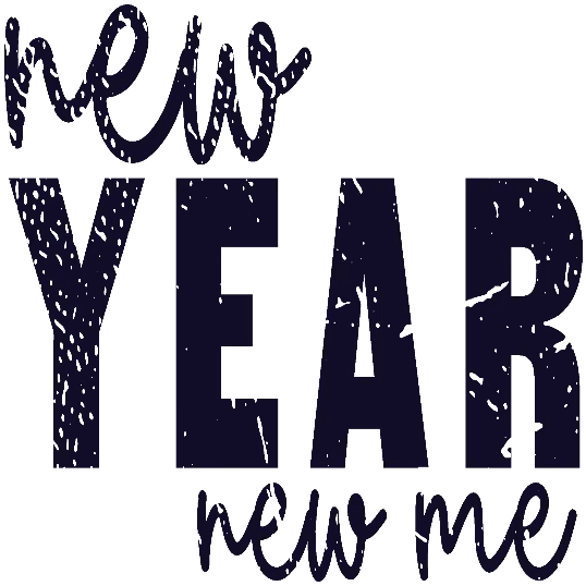 New Year New Me - Black