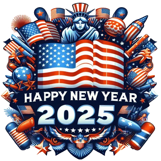 Happy New Year 2025 - USA