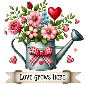 Flowers grow with love