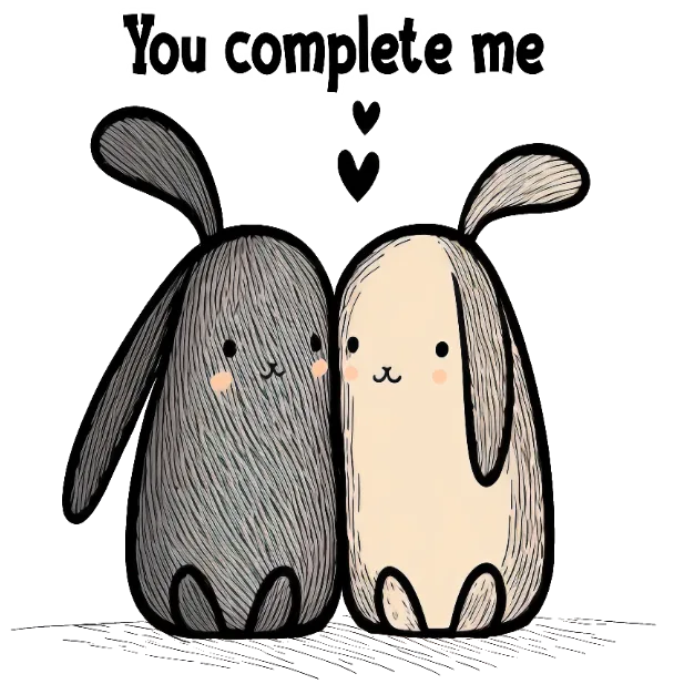 You Complete Me With Love