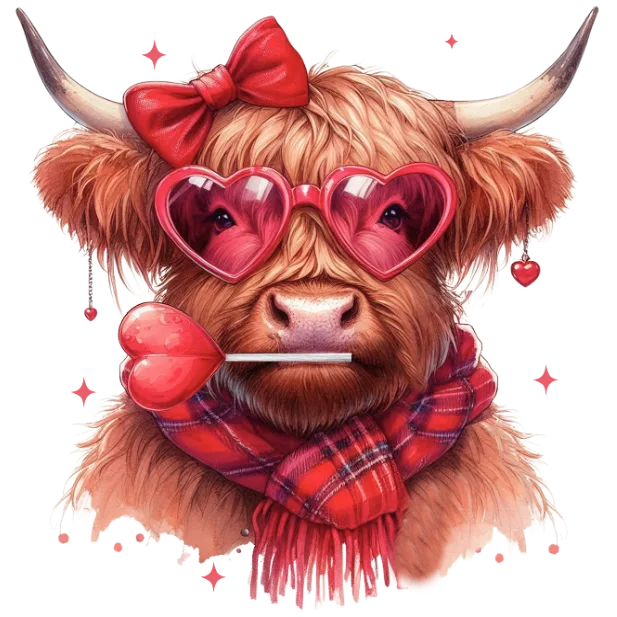 Valentine Cow