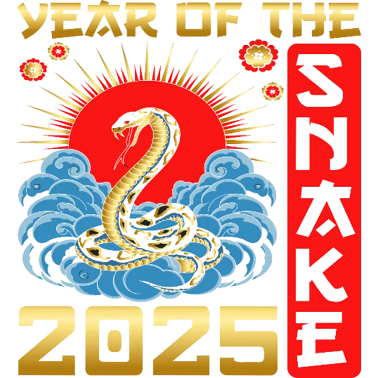 Storm Serpent - Year Of The Snake 2025 Poster