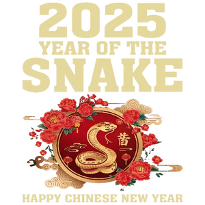 Year of the Snake 2025 Festive Banner