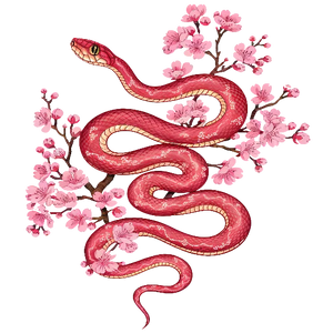 Snake And Sakura