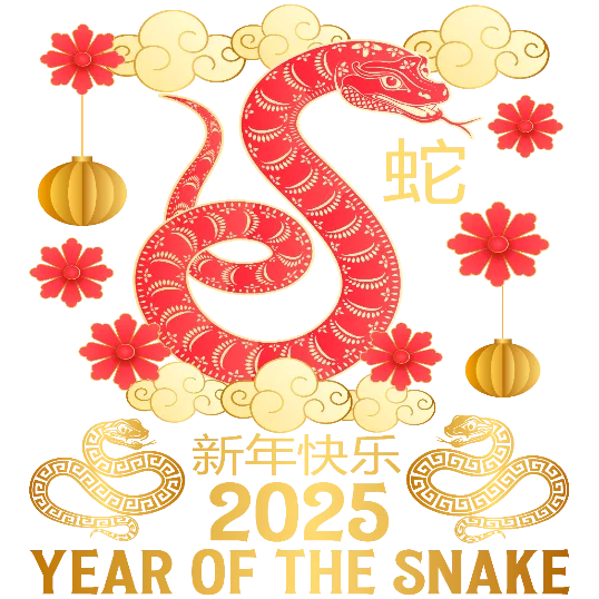 Lunar New Year Of The Snakle 2025