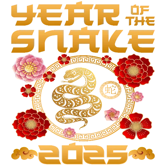 Floral Snake Year Celebration 2025