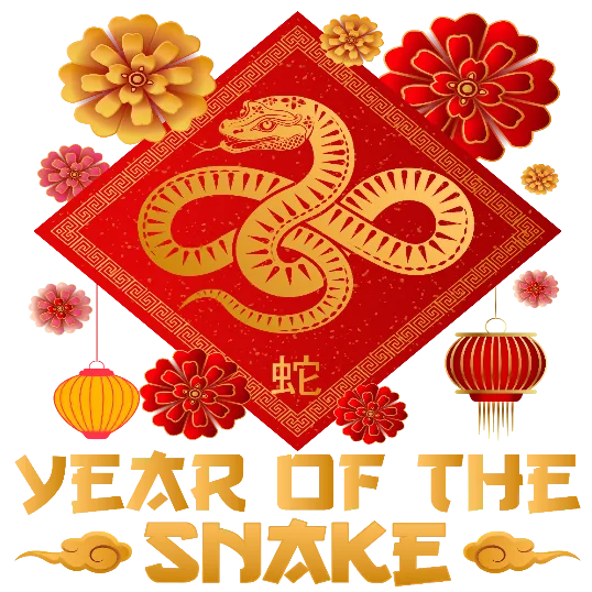 Blossoming Snake - Year Of The Snake