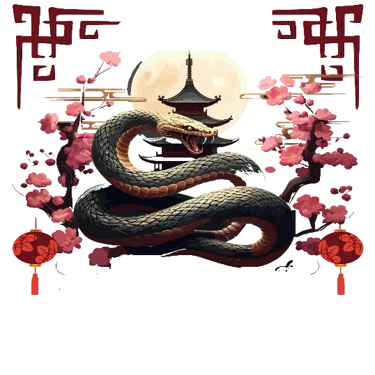 Year of the Snake 2025 Emblem