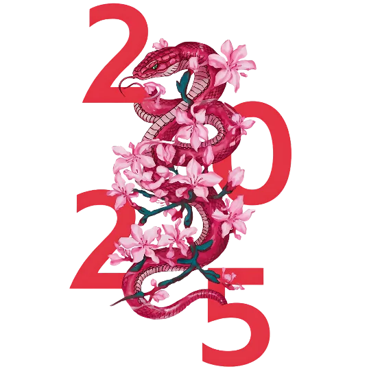 Floral Snake Year - 2025