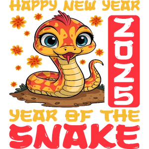 Happy New Year 2025 - Year Of The Snake