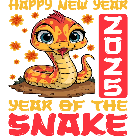 Happy New Year 2025 - Year Of The Snake