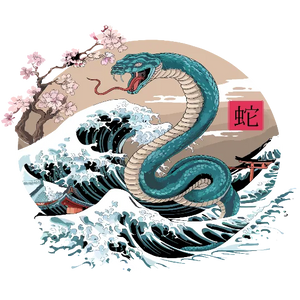 Year Of The Snake Painting