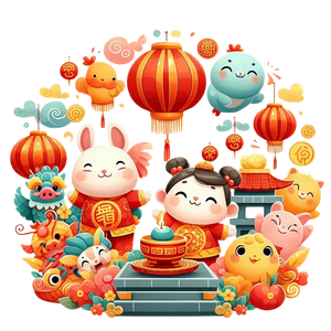 Cute Lunar New Year Celebrations