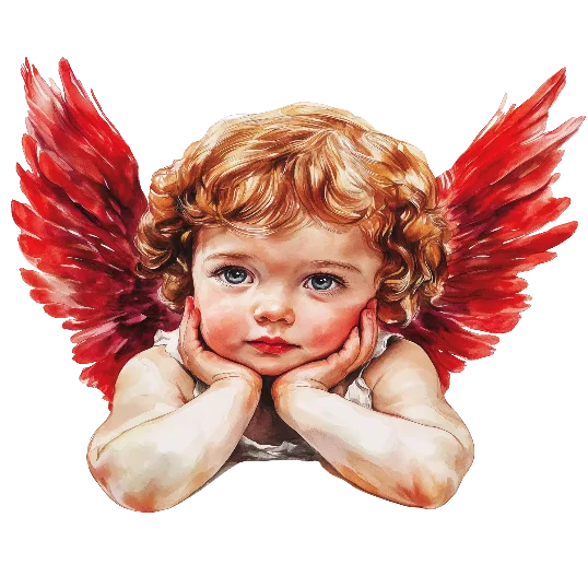 Thoughtful Baby Cupid