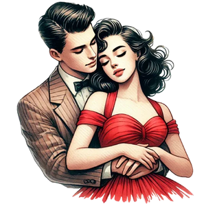 Vintage Romantic Couple