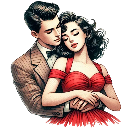 Vintage Romantic Couple