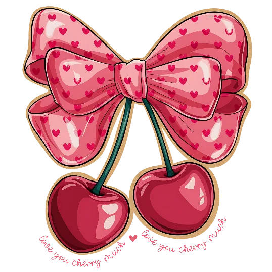 Valentine\'s Bow And Berries