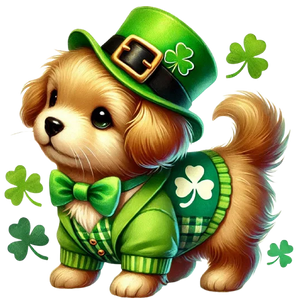 Clover Pup - Cute St. Patrick\'s Animals