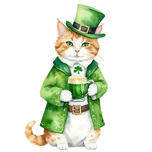Happy Mr Cloverpaw With A Glass Of Beer