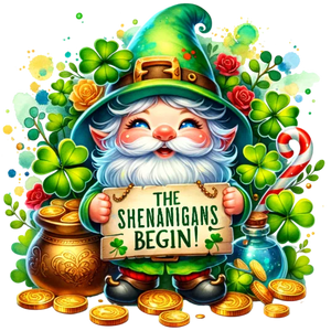 The Shenanigans Begin! - St. Patrick\'s Gnomes