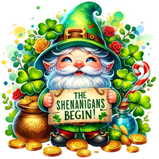 The Shenanigans Begin! - St. Patrick\'s Gnomes