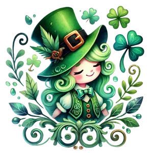 Whimsical Clover Maiden