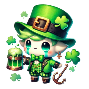 Teary-Eyed Leprechaun Companion