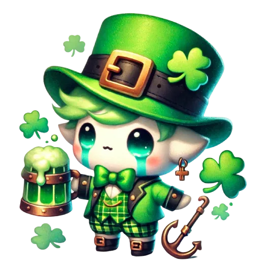 Teary-Eyed Leprechaun Companion