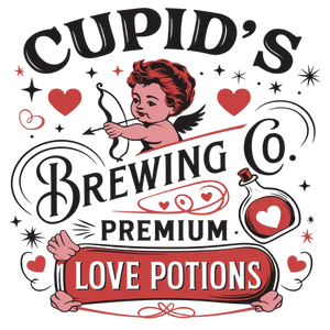 Cupid\'s Brewing Company Premium Love Potions Banner