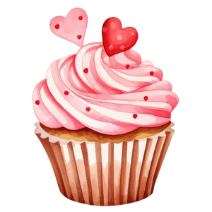 Pink Cherry Heart Cake