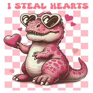 Cute Heart Stealing Dino
